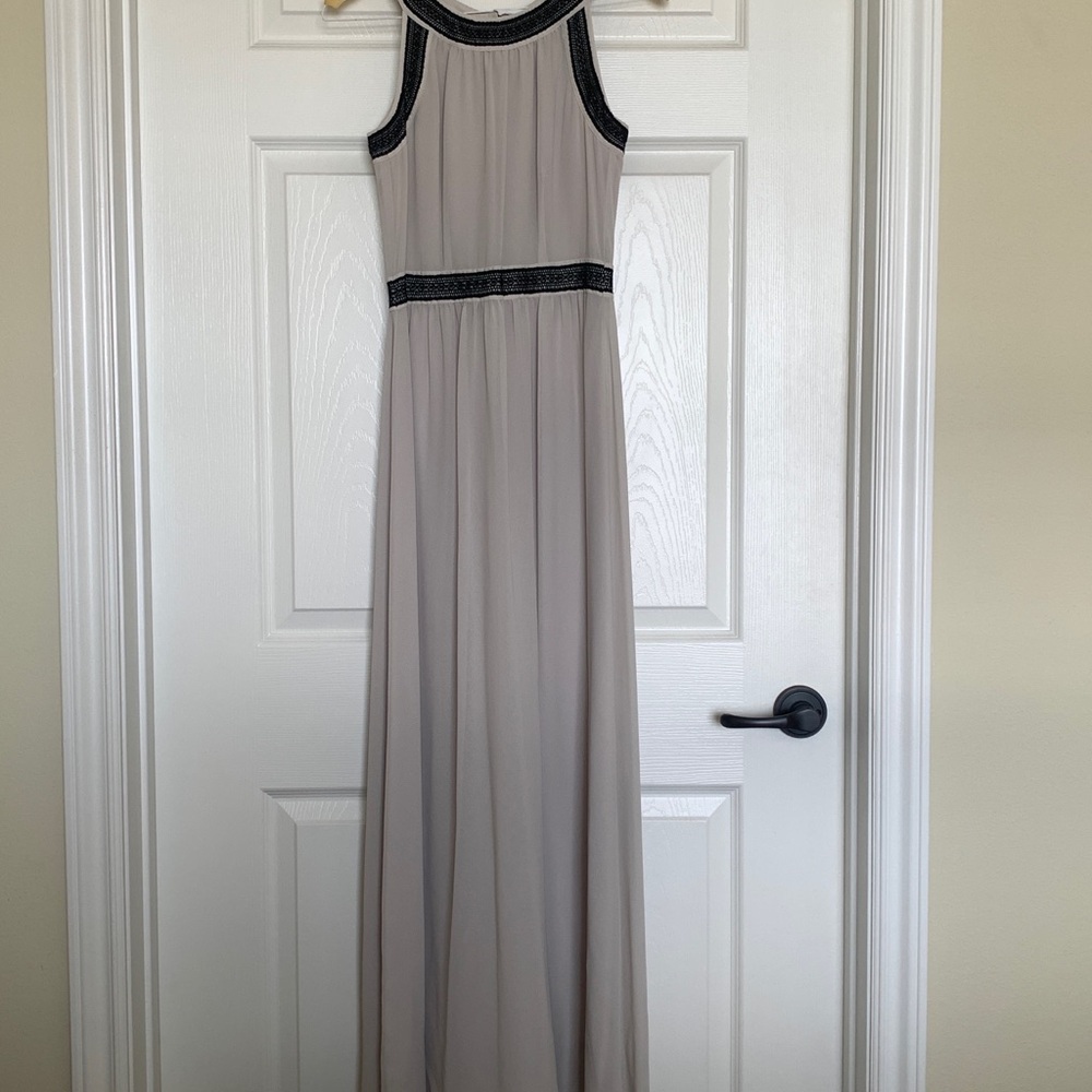 H&M Gray Halter Maxi Gown for Weddings